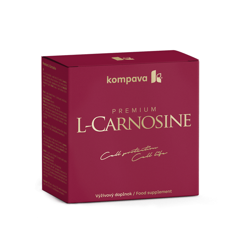 Premium L-Carnosine — kapsuly 375 mg, 60 ks, KOMPAVA