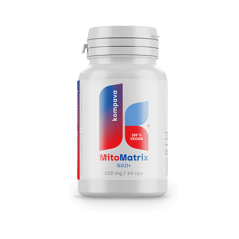 MitoMatrix NAD+ — kapsuly 500 mg, 60 ks, KOMPAVA