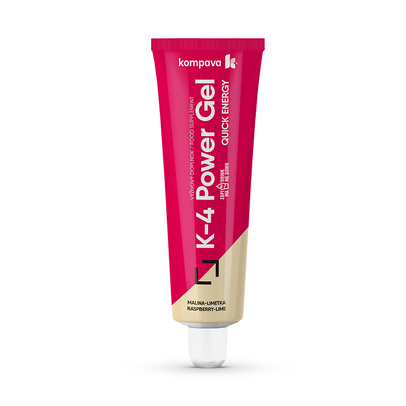 K4 Power Gel malina-limetka — KOMPAVA